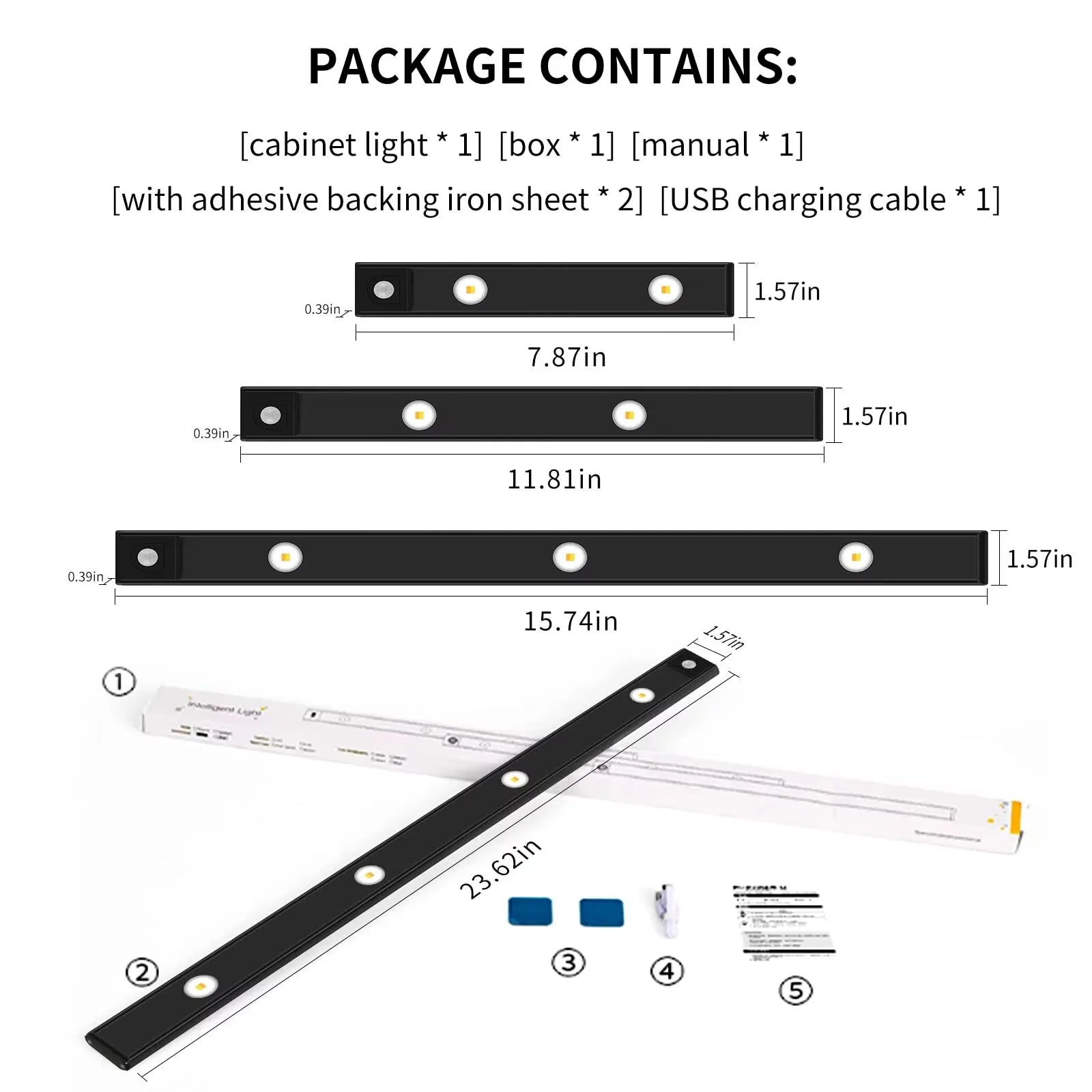 Wireless Motion Sensor LED Cabinet Light
