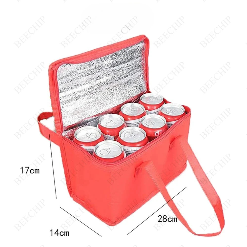 HomeAura Insulated Lunch Cooler Bag – Portable Picnic & Food Storage Tote