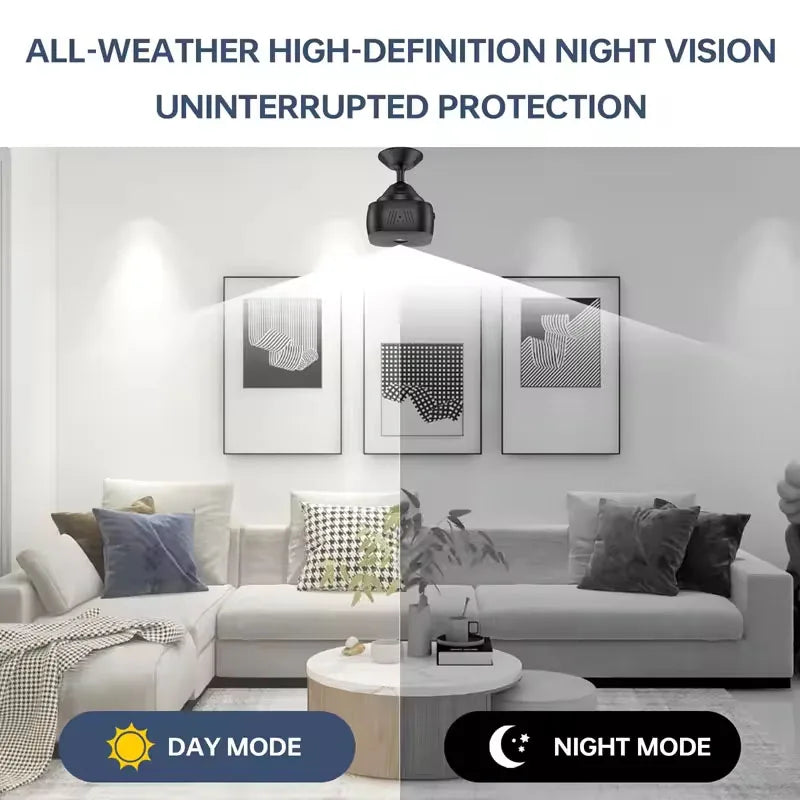 HomeAura™ Smart Security Camera – HD Night Vision & Motion Detection