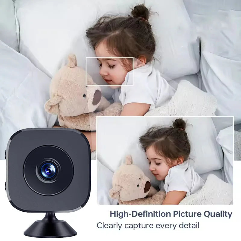 HomeAura™ Smart Security Camera – HD Night Vision & Motion Detection