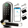 HomeAura Smart Fingerprint Door Lock – Keyless WiFi & App Control