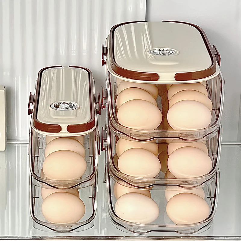 Space-Saving Rolling Egg Organizer