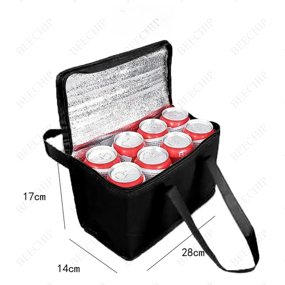 HomeAura Insulated Lunch Cooler Bag – Portable Picnic & Food Storage Tote